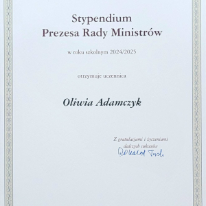 Stypendium Prezesa Rady Ministrów