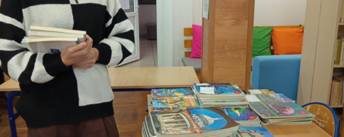  Kiermasz używanych  podręczników w bibliotece szkolnej