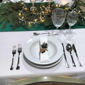 Aranżacja stołu bożonarodzeniowego